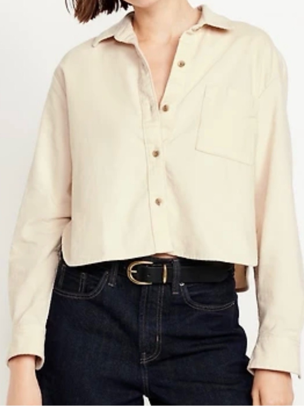 OLD NAVY THE CROPPED SHIRT